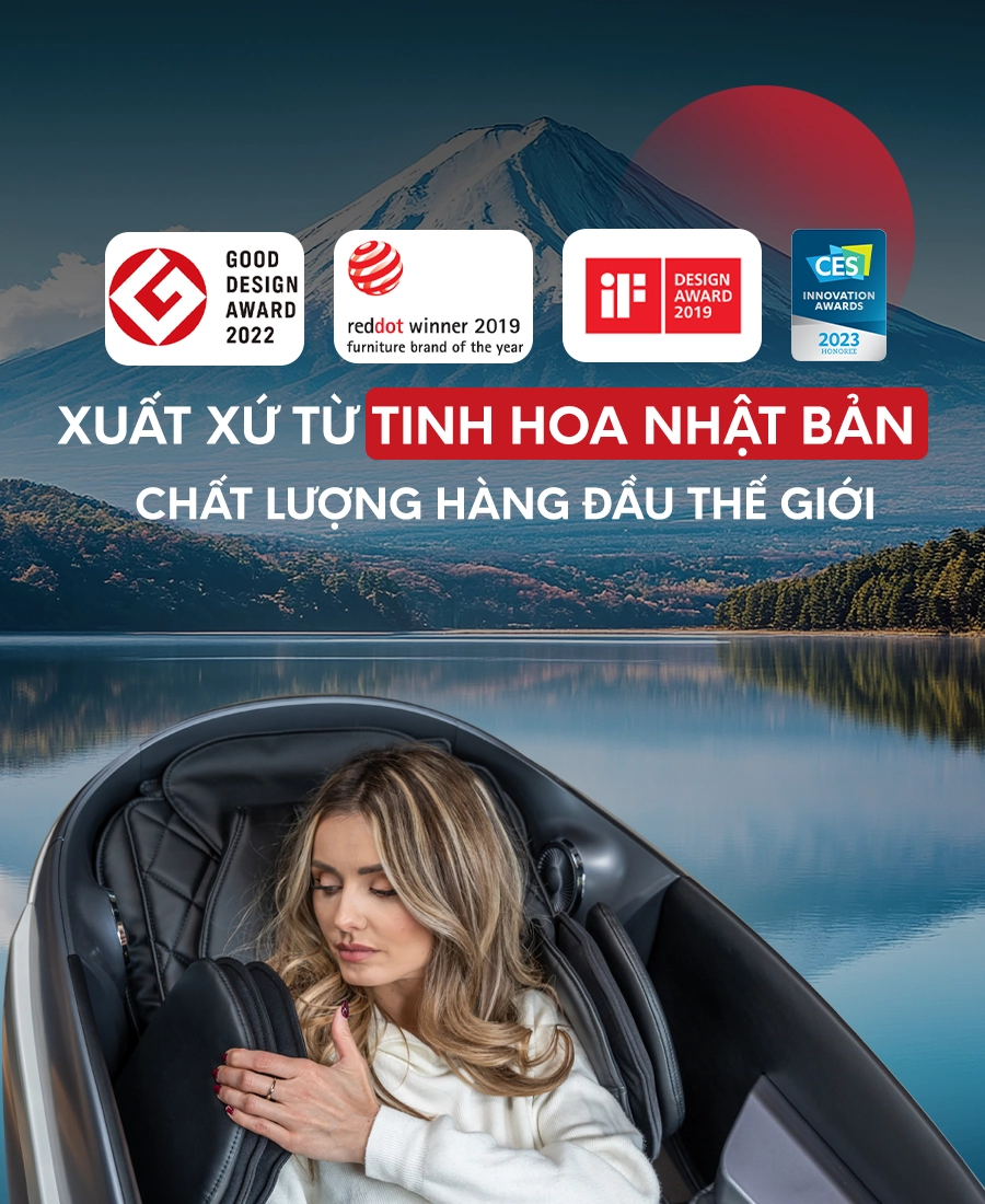 Ghế Mát Xa Thương Hiệu Nhật Bản Phổ Biến Nhất Hiện Nay