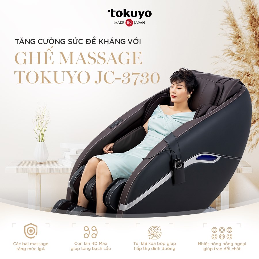 Ghế Massage Nhật Bản JC-3730 (Made In Japan)