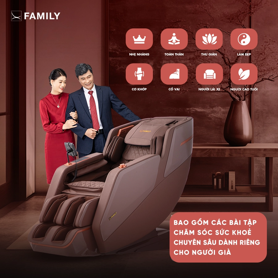 Ghế Massage Toàn Thân Family FC-888