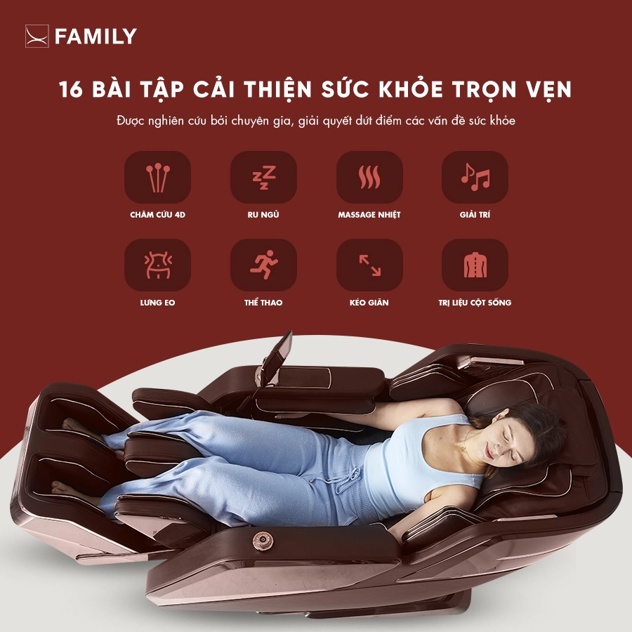Ghế Massage Toàn Thân Family FC-888