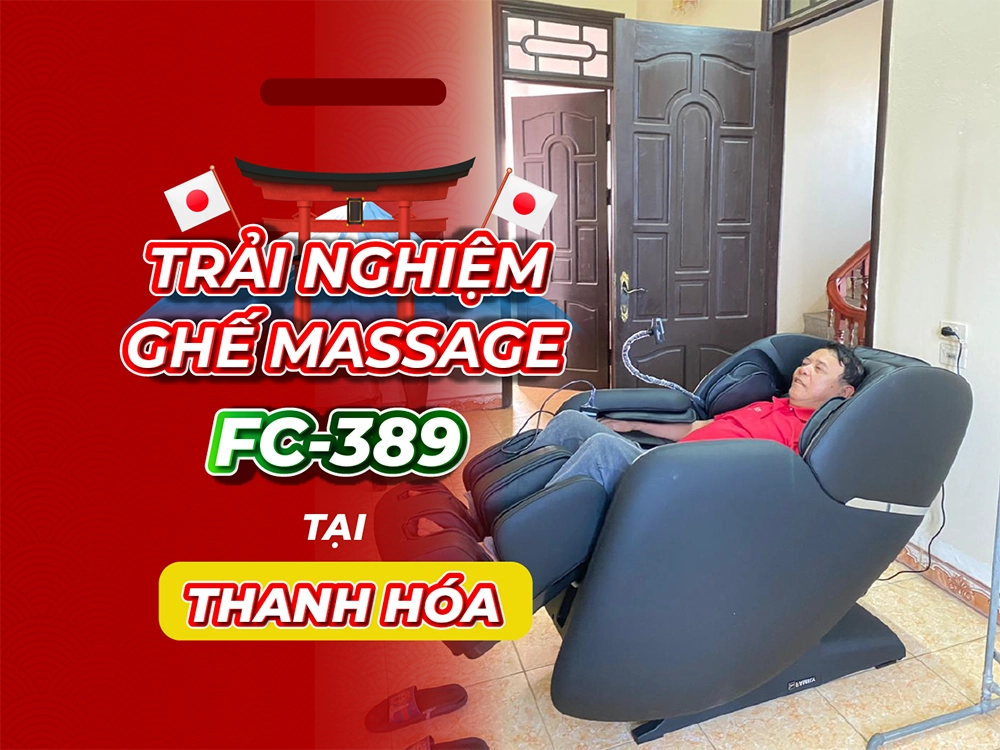 HÀNH TRÌNH GIAO GHẾ MASSAGE FC-389 TẠI THANH HÓA | CHĂM SÓC SỨC KHỎE GIA ĐÌNH VIỆT thumbnail