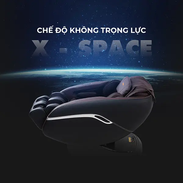 chế độ không trọng lực của ghế massage