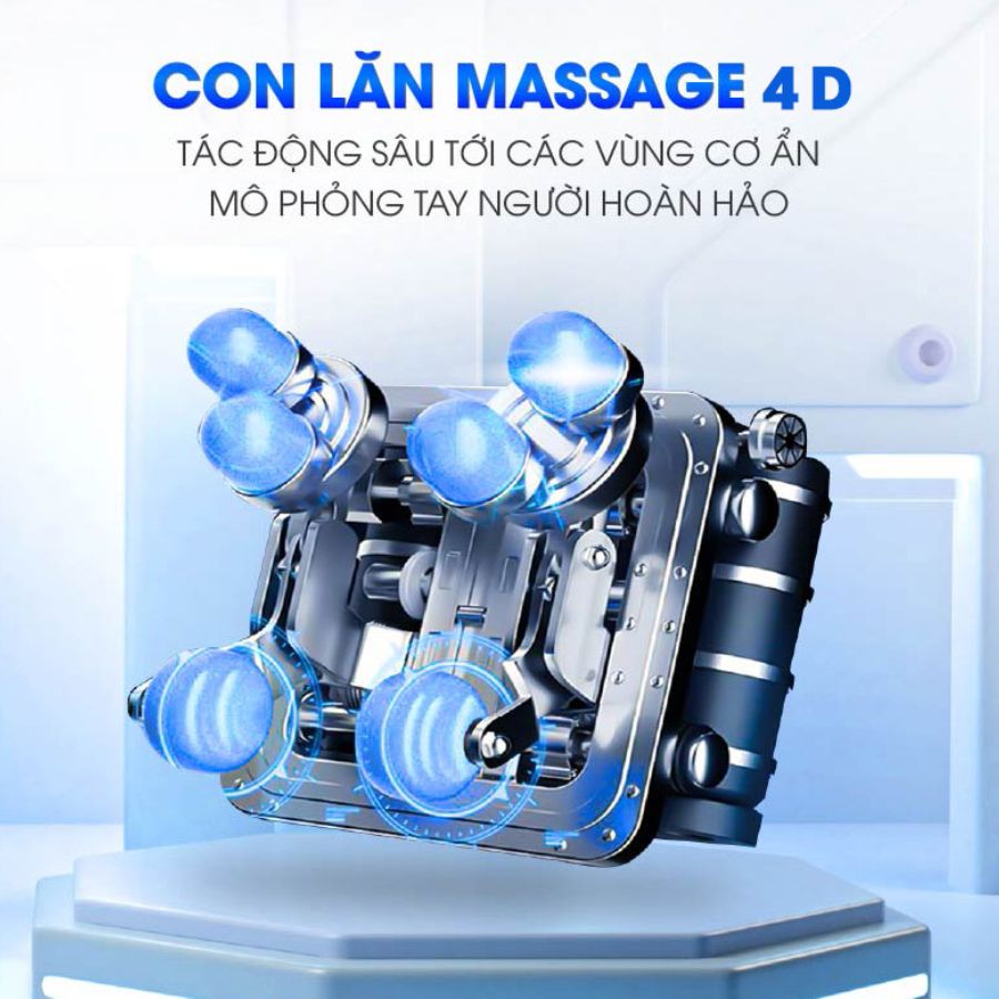 Con lăn của ghế massage 4D