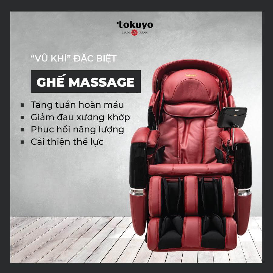mục đích sử dụng ghế massage