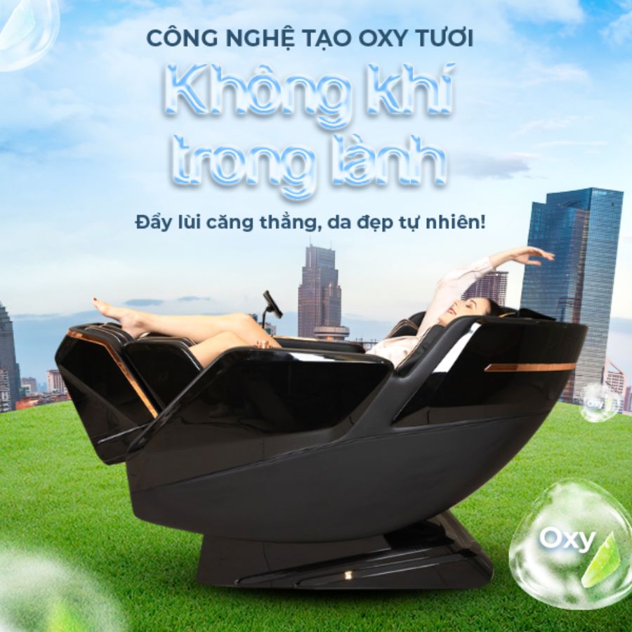 Chức năng lọc không khí của ghế massage KC-888