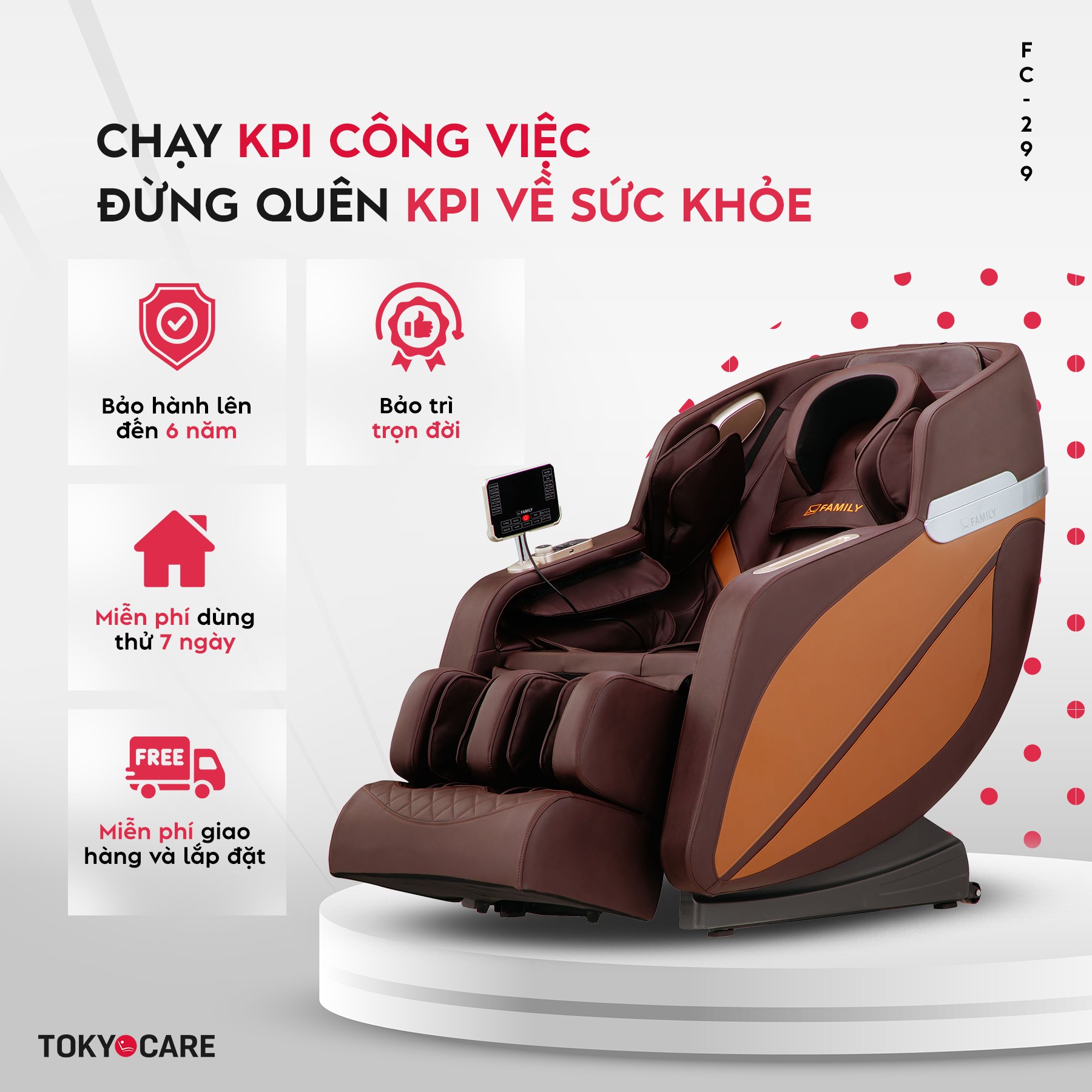 Ghế massage Tokuyo tại Đà Nẵng