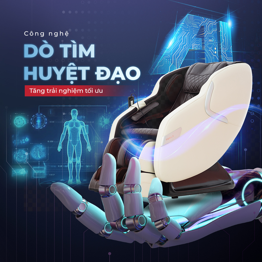 Ghế Massage 3D Family KC-388