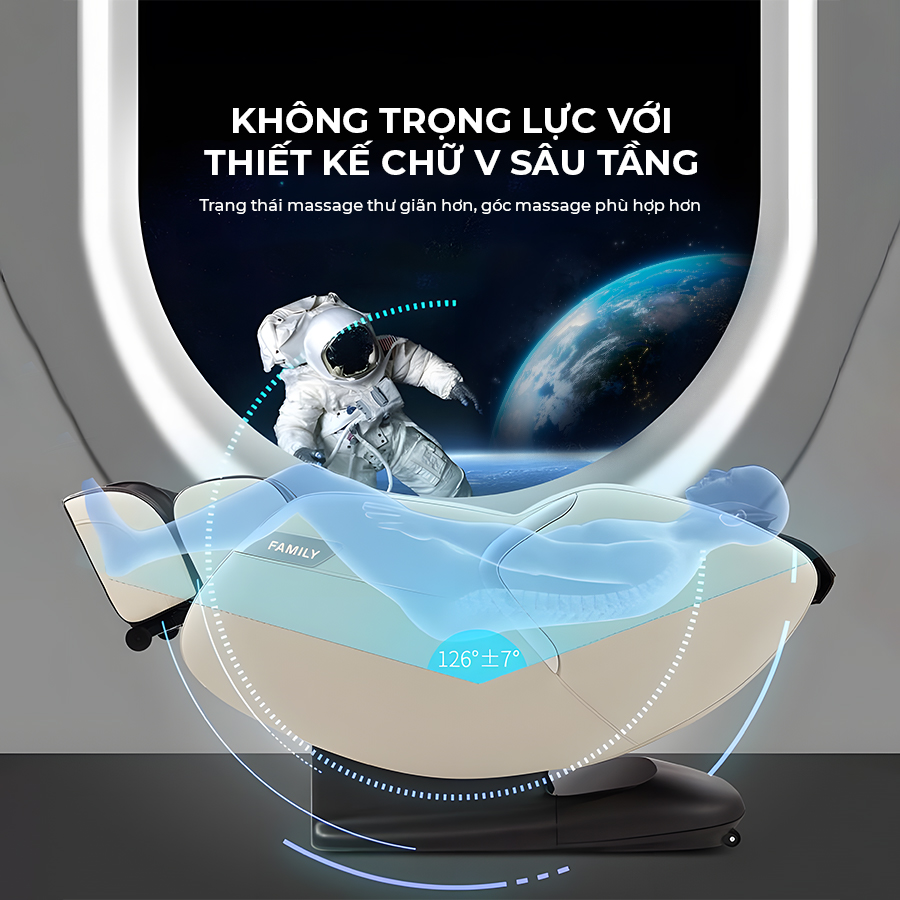 Ghế Massage 3D Family KC-388