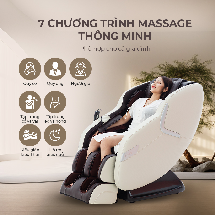 Ghế Massage 3D Family KC-388