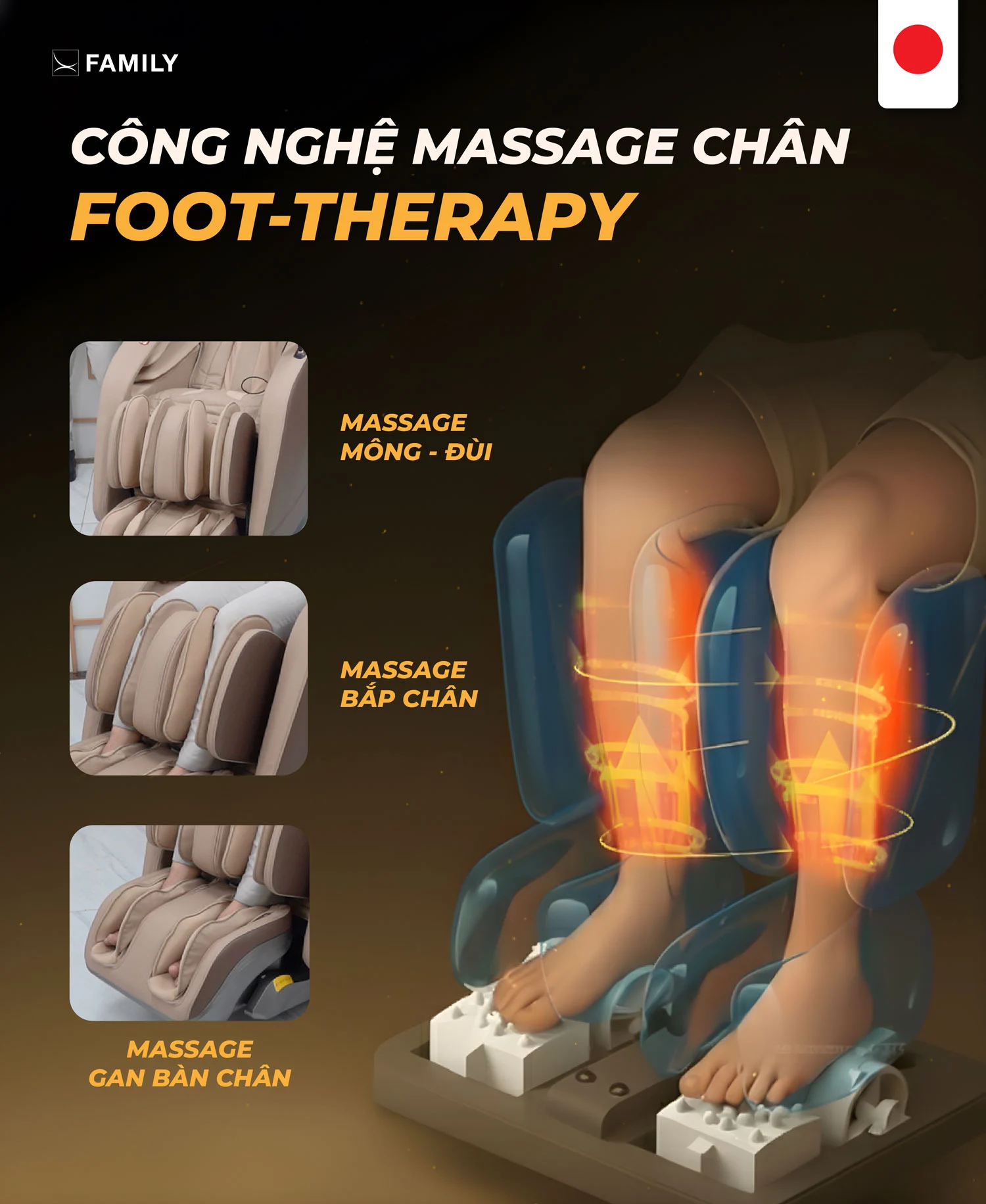 Ghế Massage Trị Liệu Toàn Thân Family FC-889