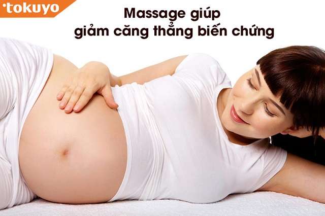 massage giúp giảm căng thẳng cho bà bầu
