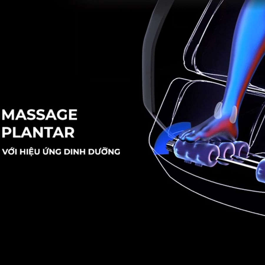 Massage bàn chân của ghế massage Tokuyo JC-3730