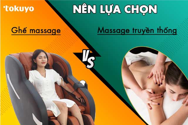 so sánh ghế massage truyền thống và ghế massage toàn thân