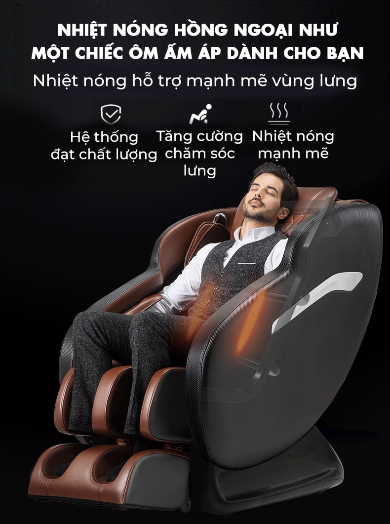 ghế massage hồng ngoại