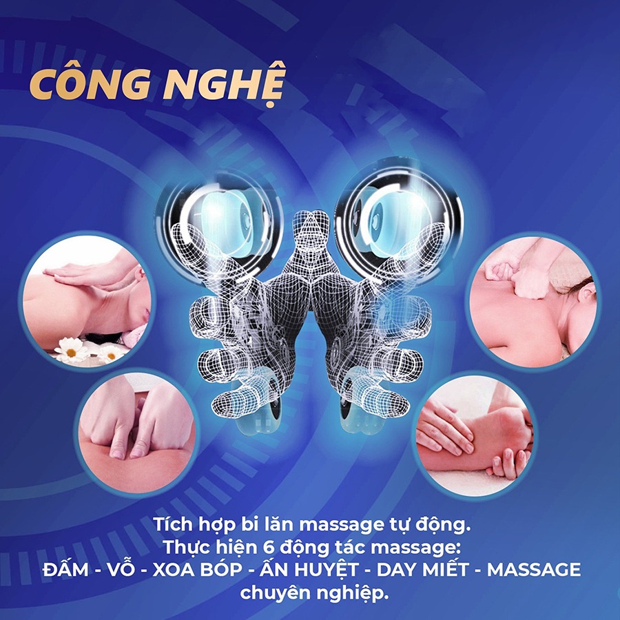 Ghế massage với các tính năng đa dạng và hiện đại